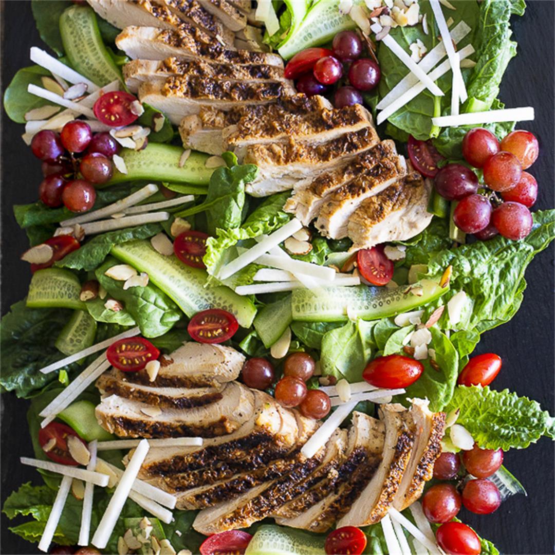 Salad with Chicken and Balsamic Vinagrette