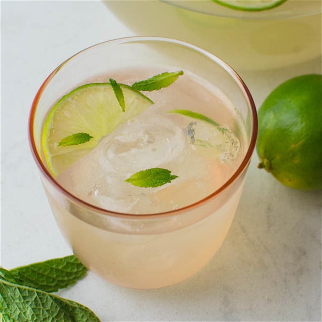 Guava Limeade Summer Mocktail