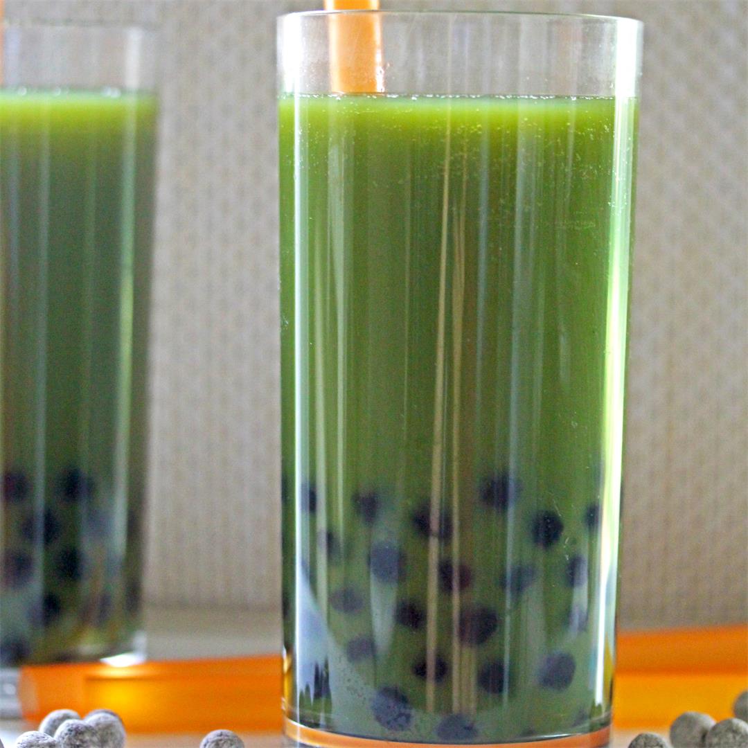 Healthy Green Juice Bubble Tea