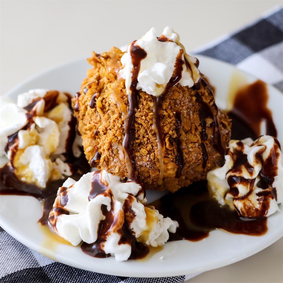 Fried Ice Cream (At Home!)