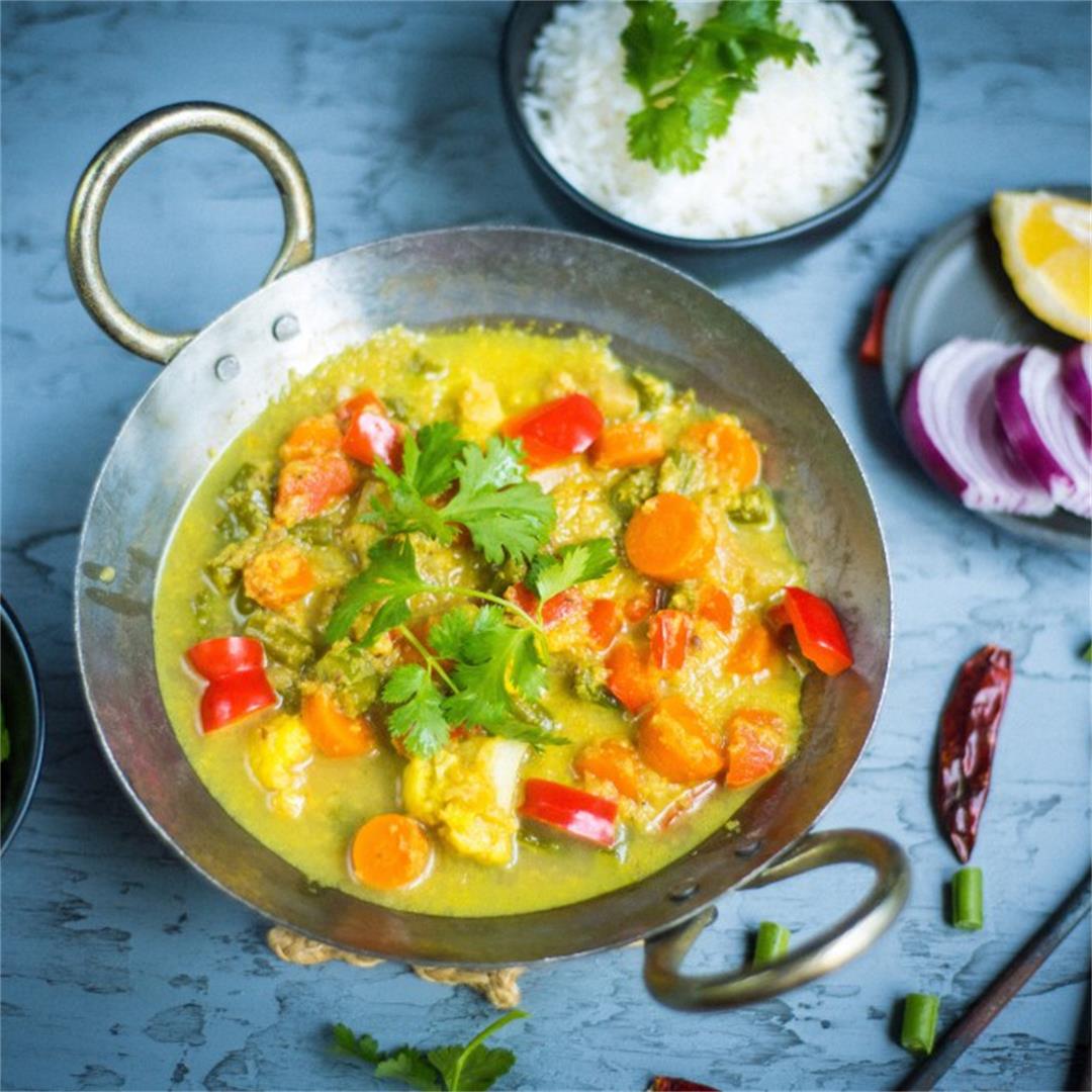 Quick and easy Vegetable Korma
