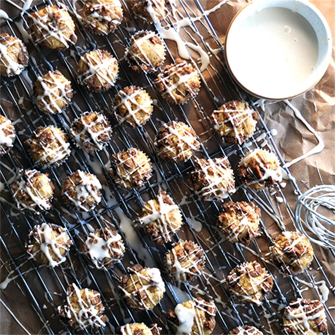 Cinnamon Streusel Mini Muffins