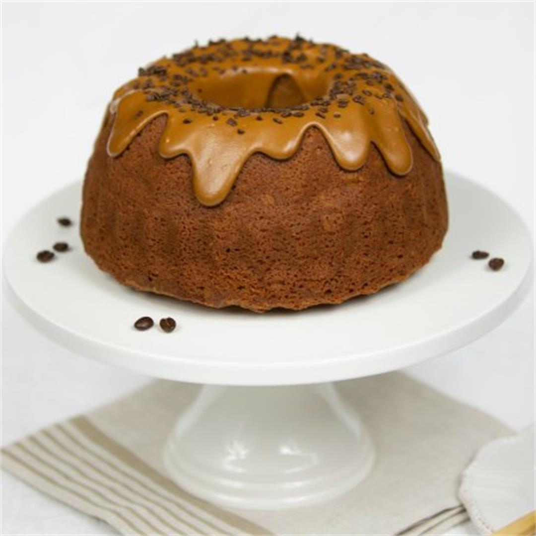 Coffee Bundt Cake with Coffee Drizzle