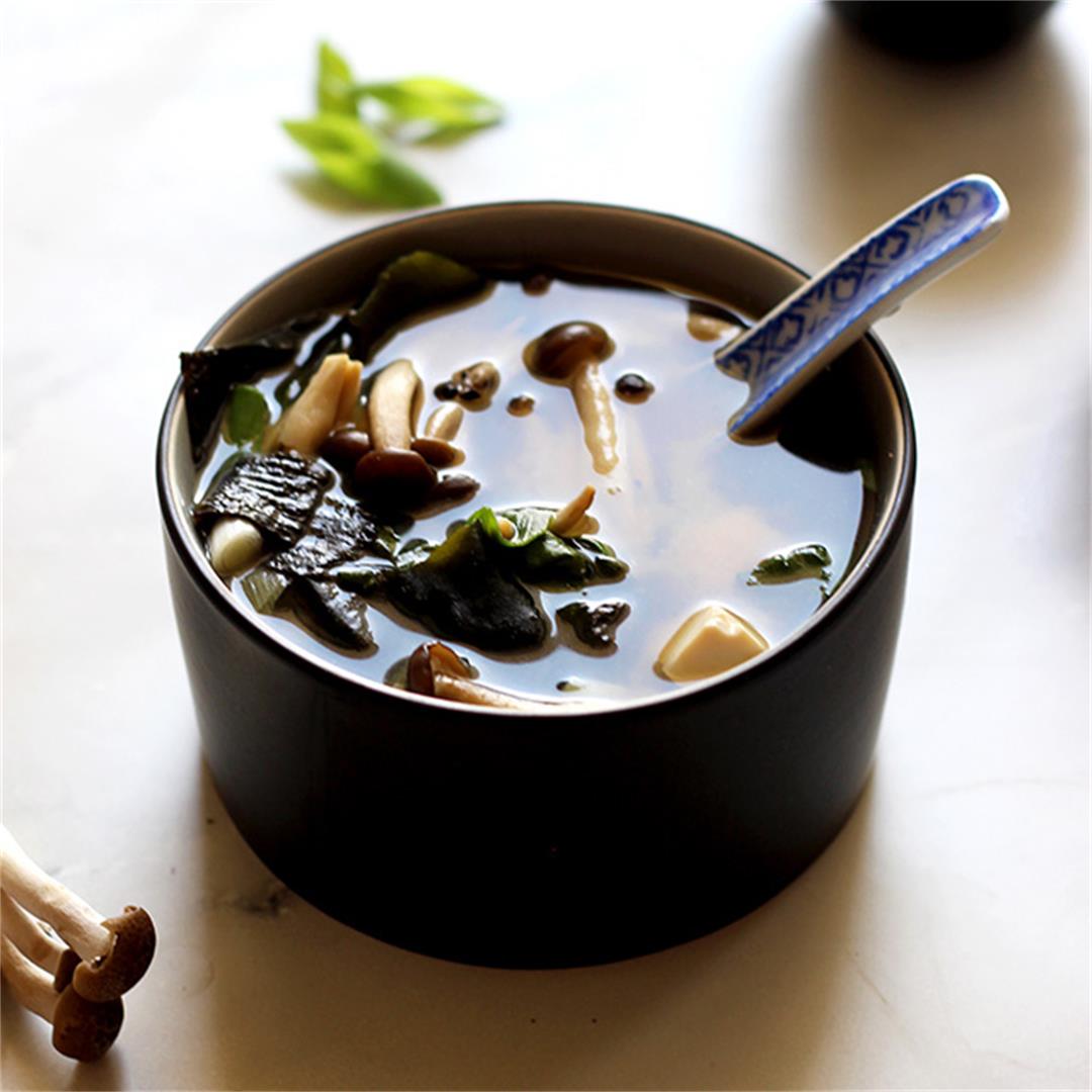 Easy Miso Soup (Japanese Clear Soup)