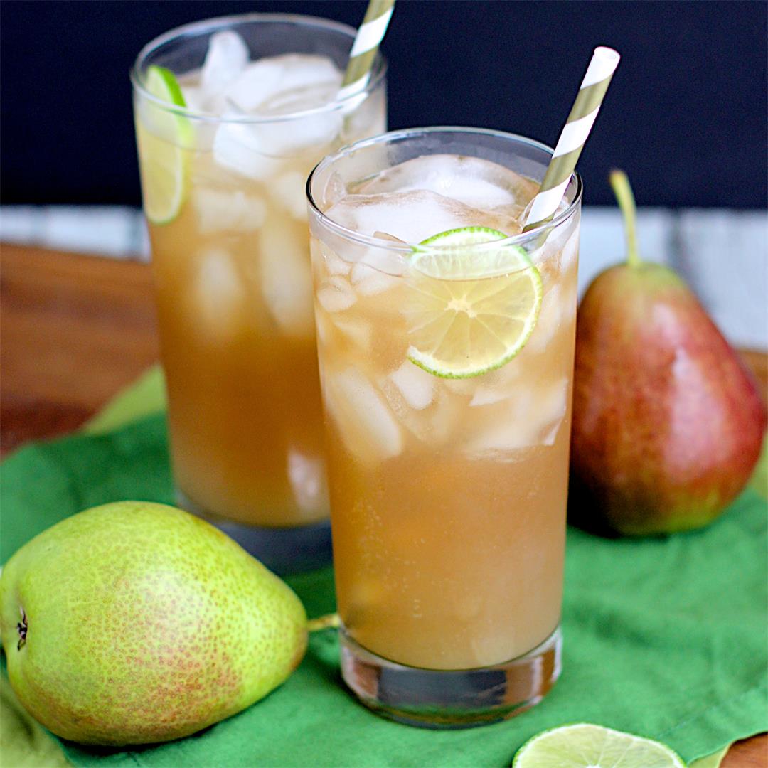 Pear Dark and Stormy