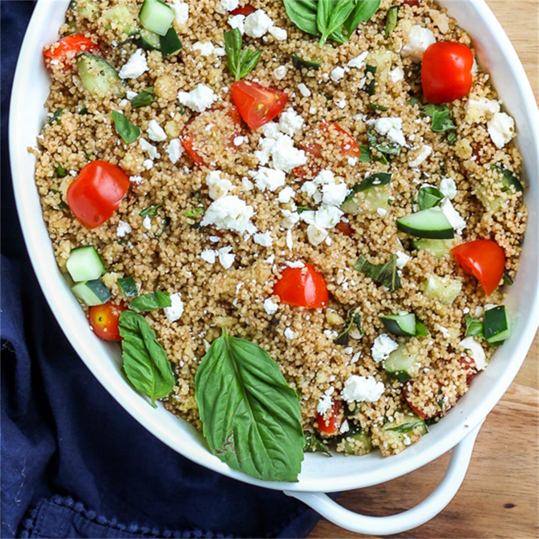 Fresh Herb and Vegetable Couscous Salad