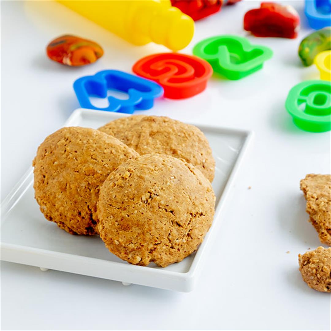 Gluten-Free Oatmeal & Almond Butter Cookies for Kids