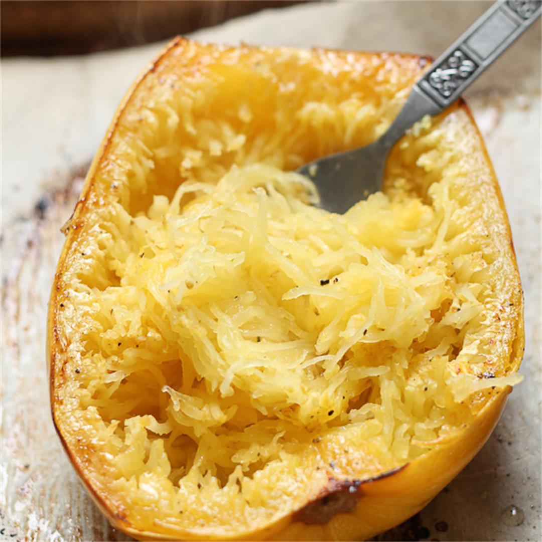 Learn how to roast delicious Spaghetti Squash in the oven!