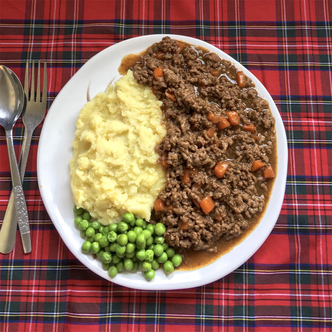 The Scottish classic, Mince and Tatties! Simple and delicious!