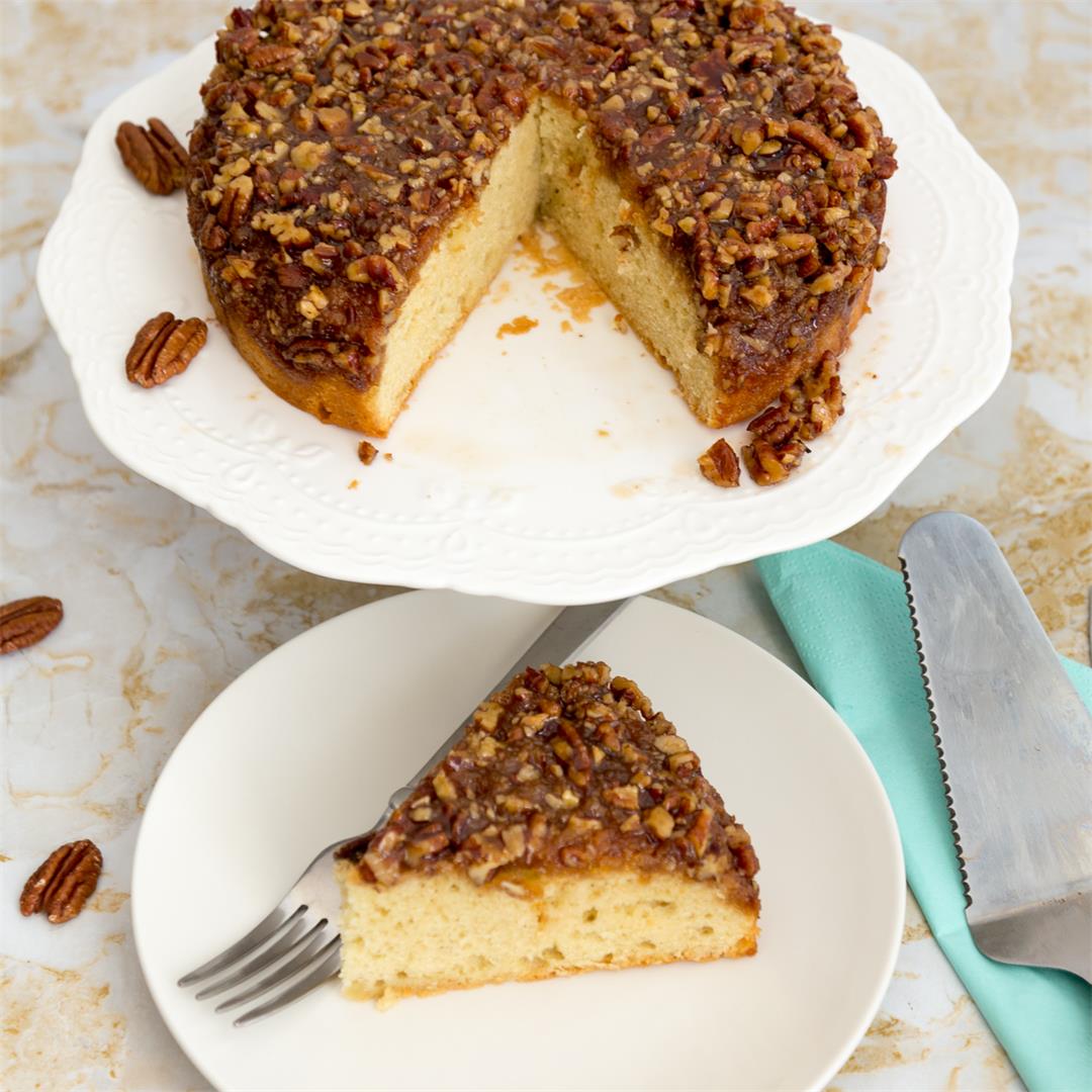 Upside Down Pecan Pie Cake Recipe