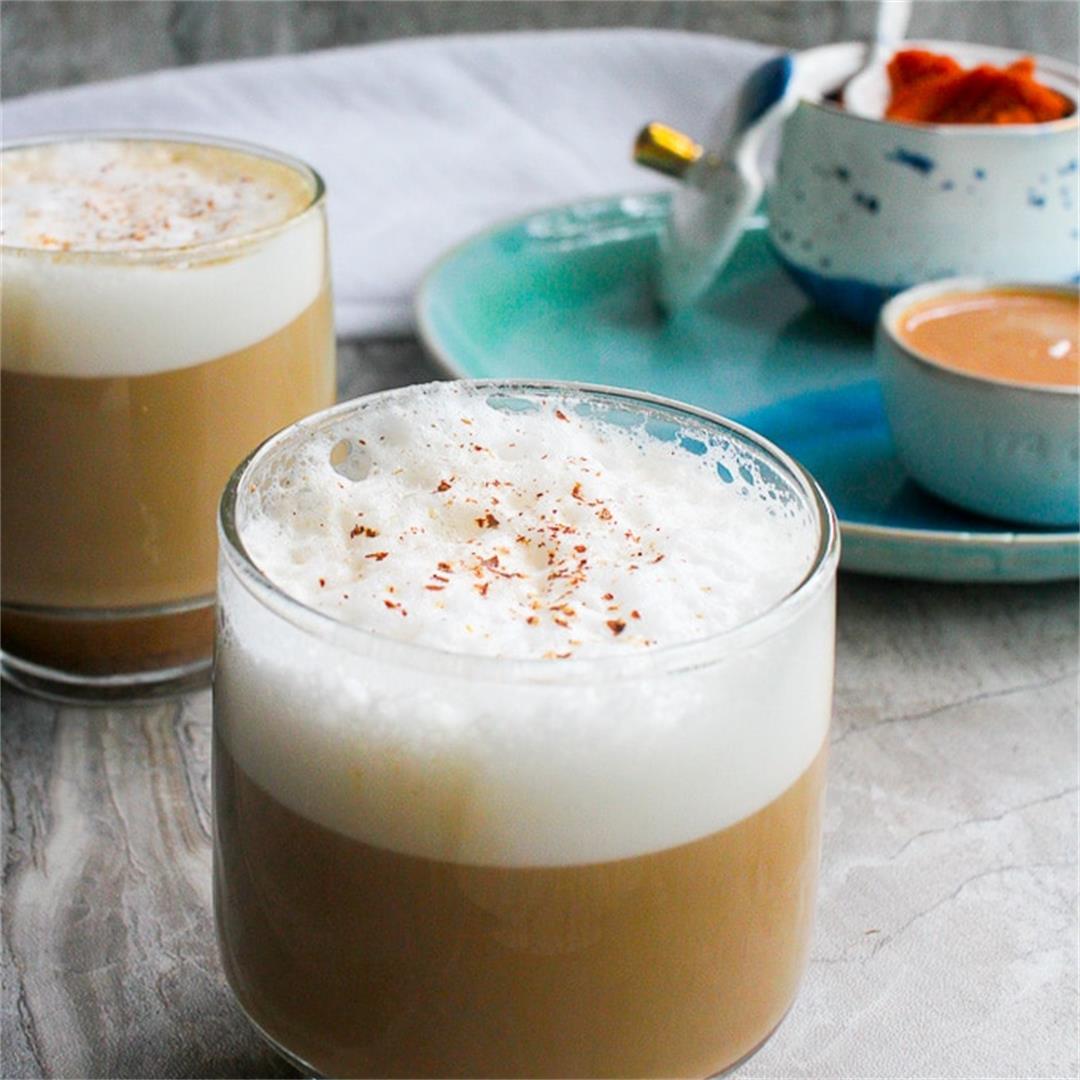 How to Make a Pumpkin Spice Latte at Home!  (Vegan, GF)
