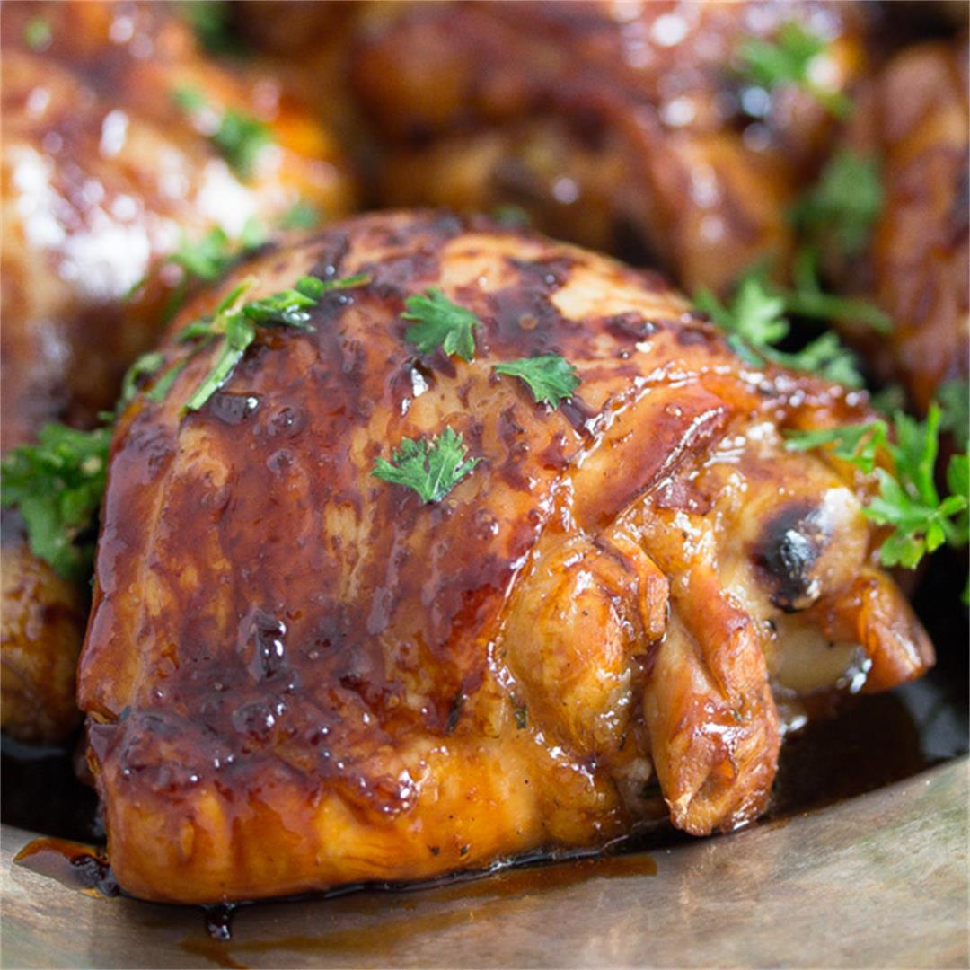 Roasted Lime Chicken with Honey Soy Sauce Marinade