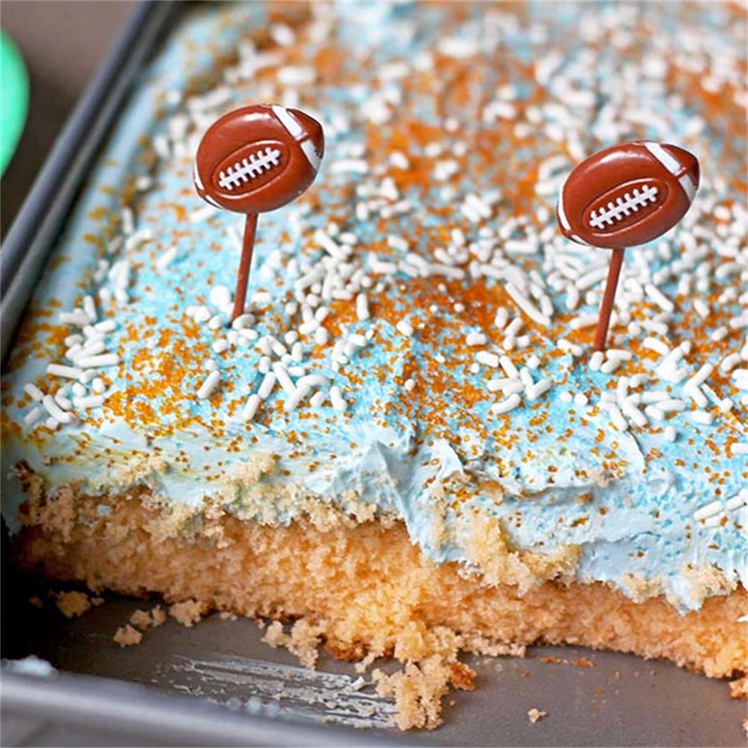 Tailgate Cake - customize to your team's colors!