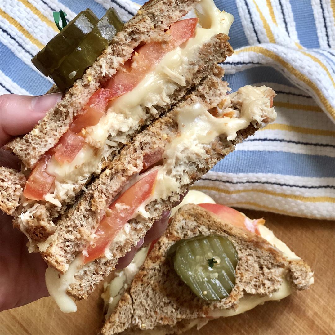 Healthy Tuna Melt Sandwich