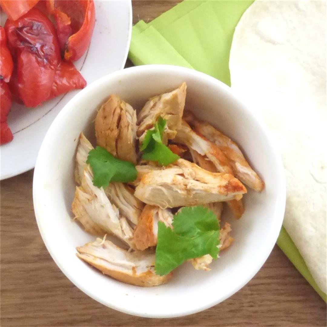 Easy Shredded Chicken with Lime and Paprika