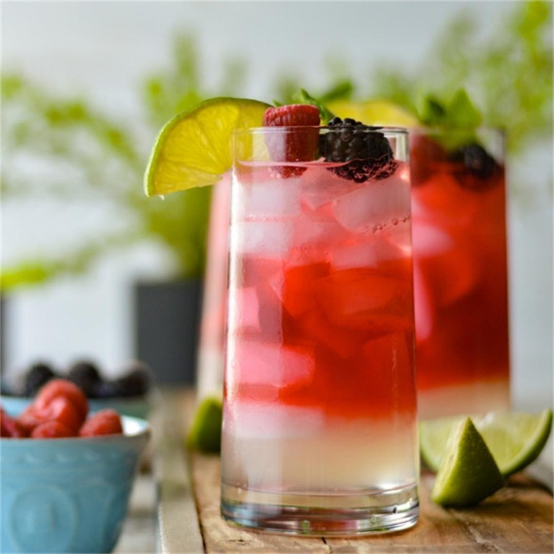 Berry Infused White Rum Mojito
