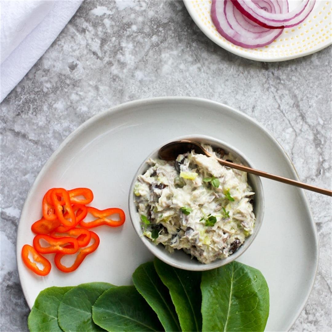 Mackerel Salad: An easy, healthy alternative to tuna salad! (GF