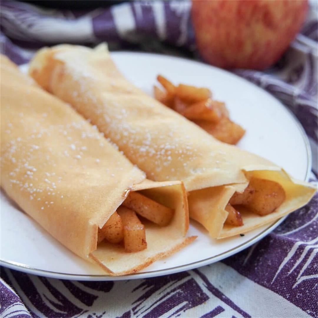 Apple crepes