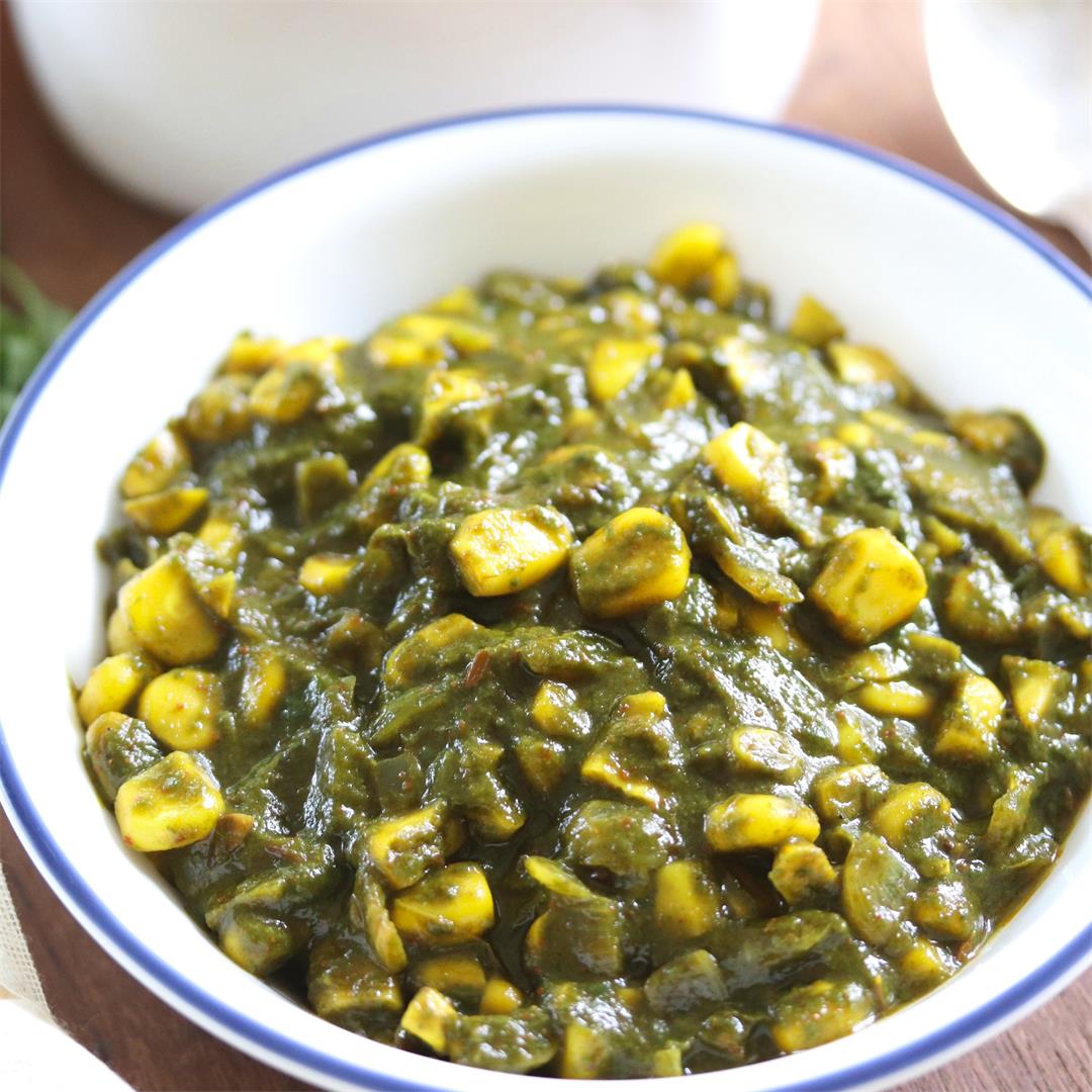 Spinach and Corn Veg