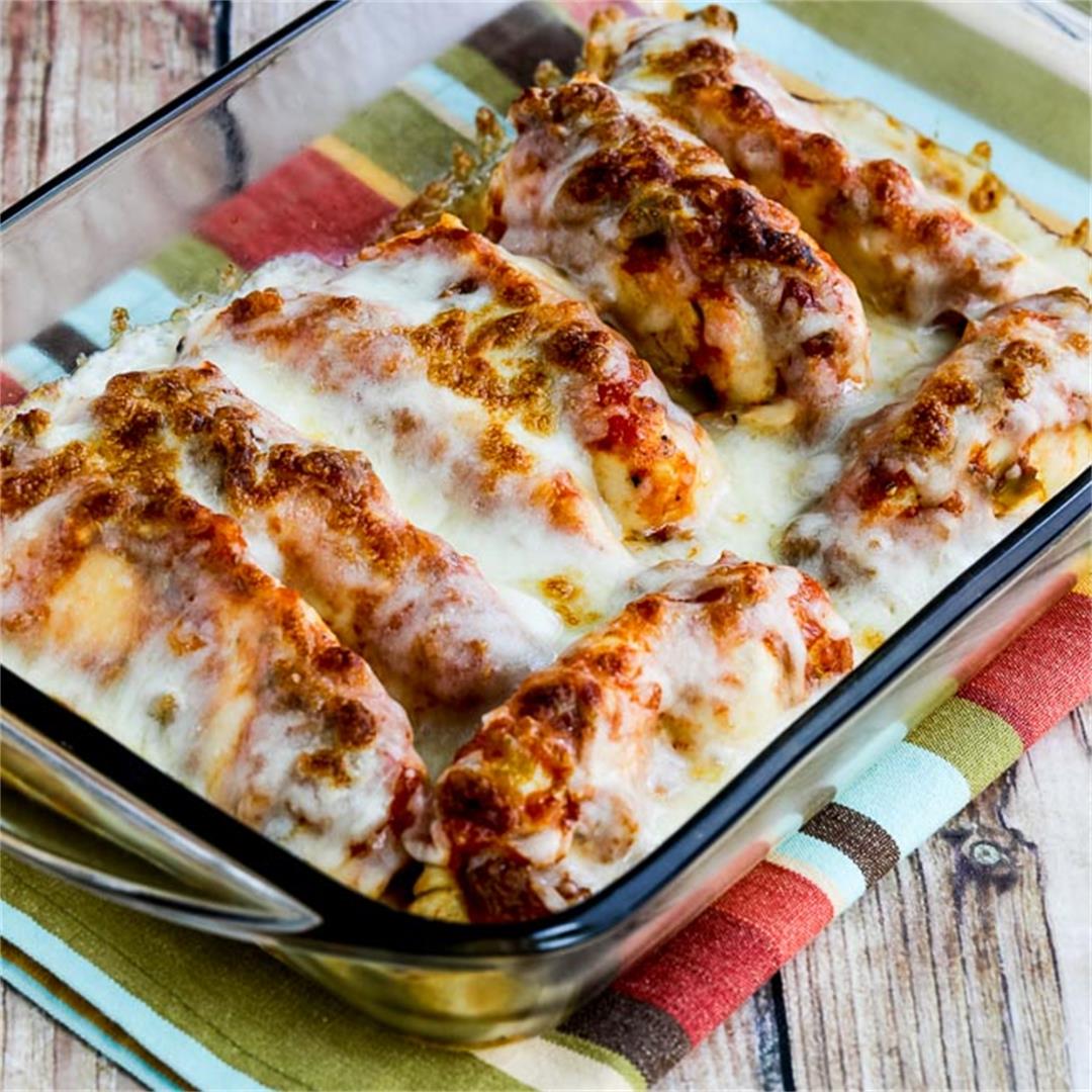 Instant Pot Salsa Chicken with Lime and Melted Mozzarella