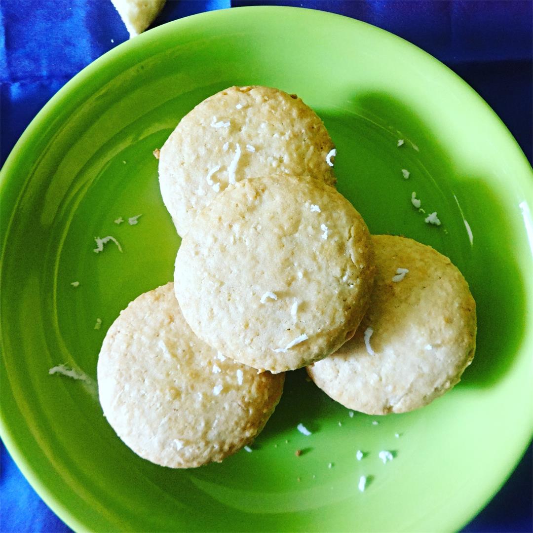 Egg-less Coconut Cookies Recipe