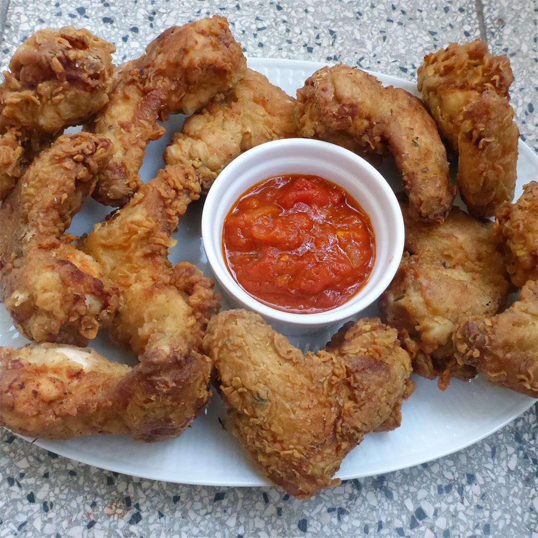 Best crispy chicken wings (fried) recipe with a Namibian touch