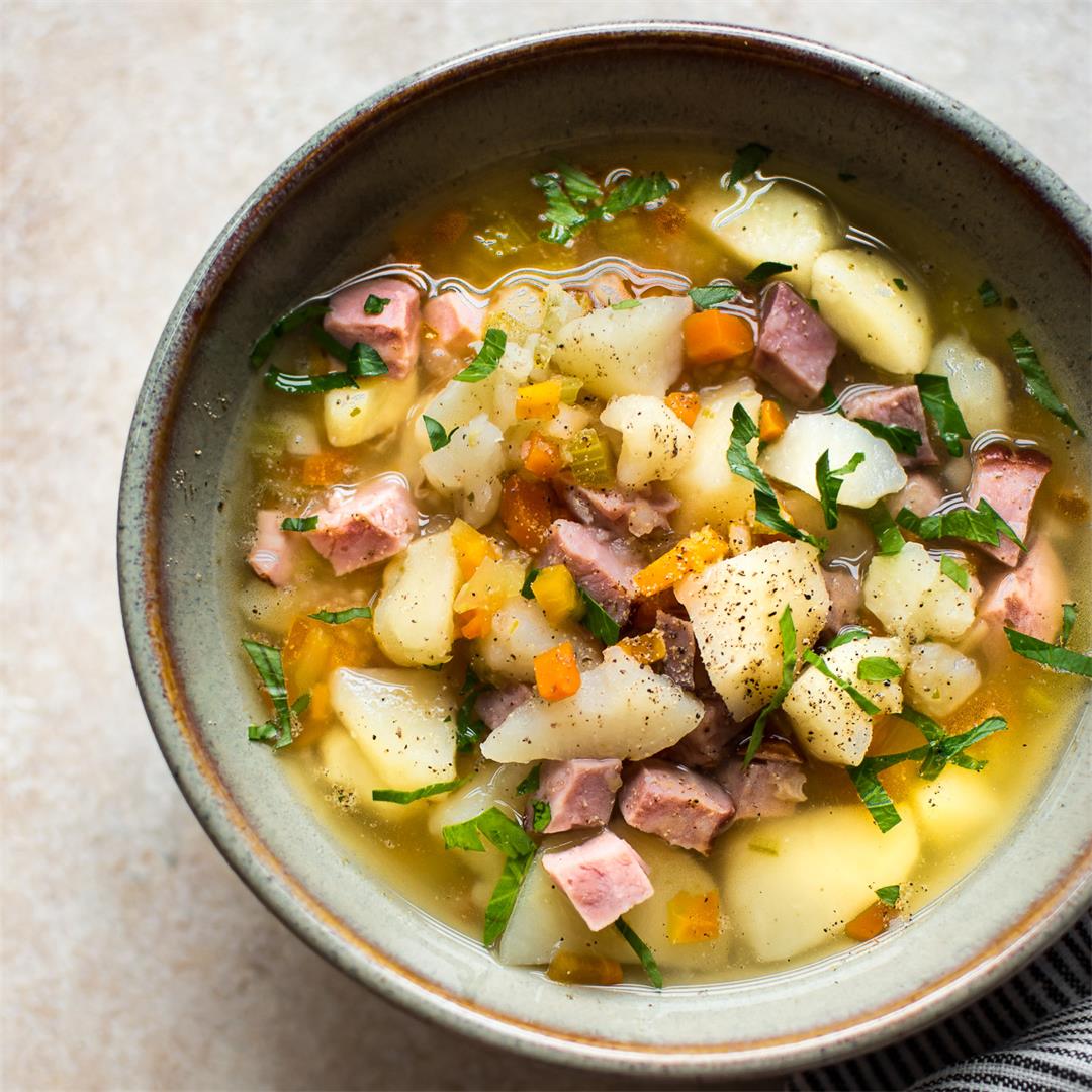 Crockpot Ham and Potato Soup