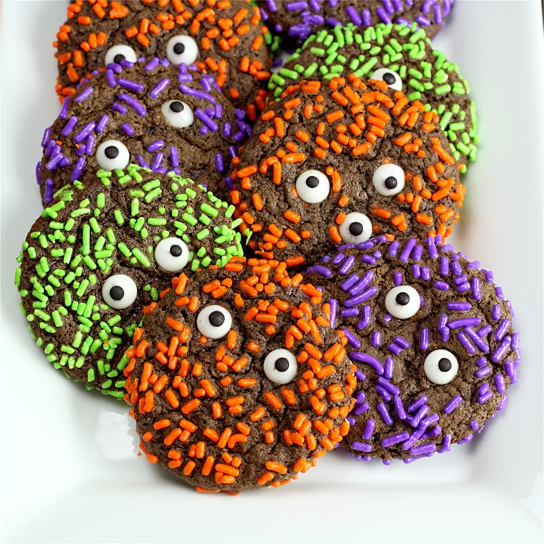 Chocolate Sprinkle Monster Cookies