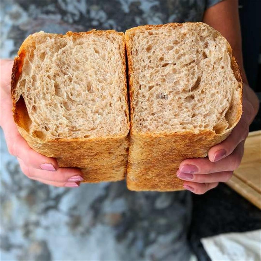 Sourdough sandwich loaf