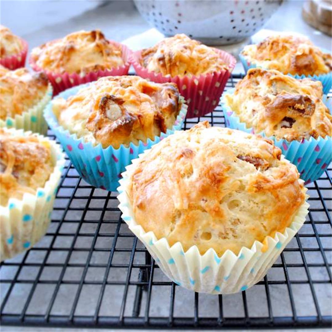 Bacon and apple muffins