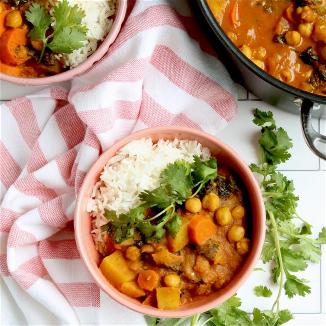 Tasty Masala Spiced Vegetable Curry