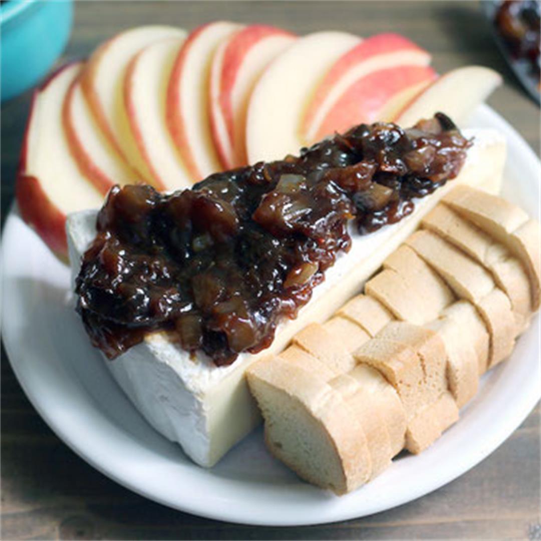 No-Bake Brie with Prune Jam