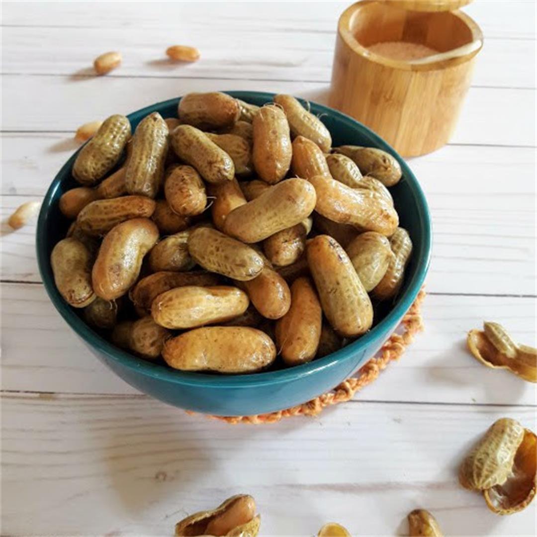 Boiled Raw Peanuts in InstantPot
