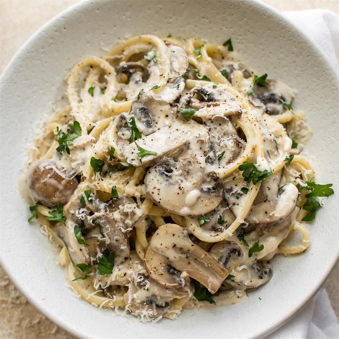 Creamy Mushroom Pasta Recipe