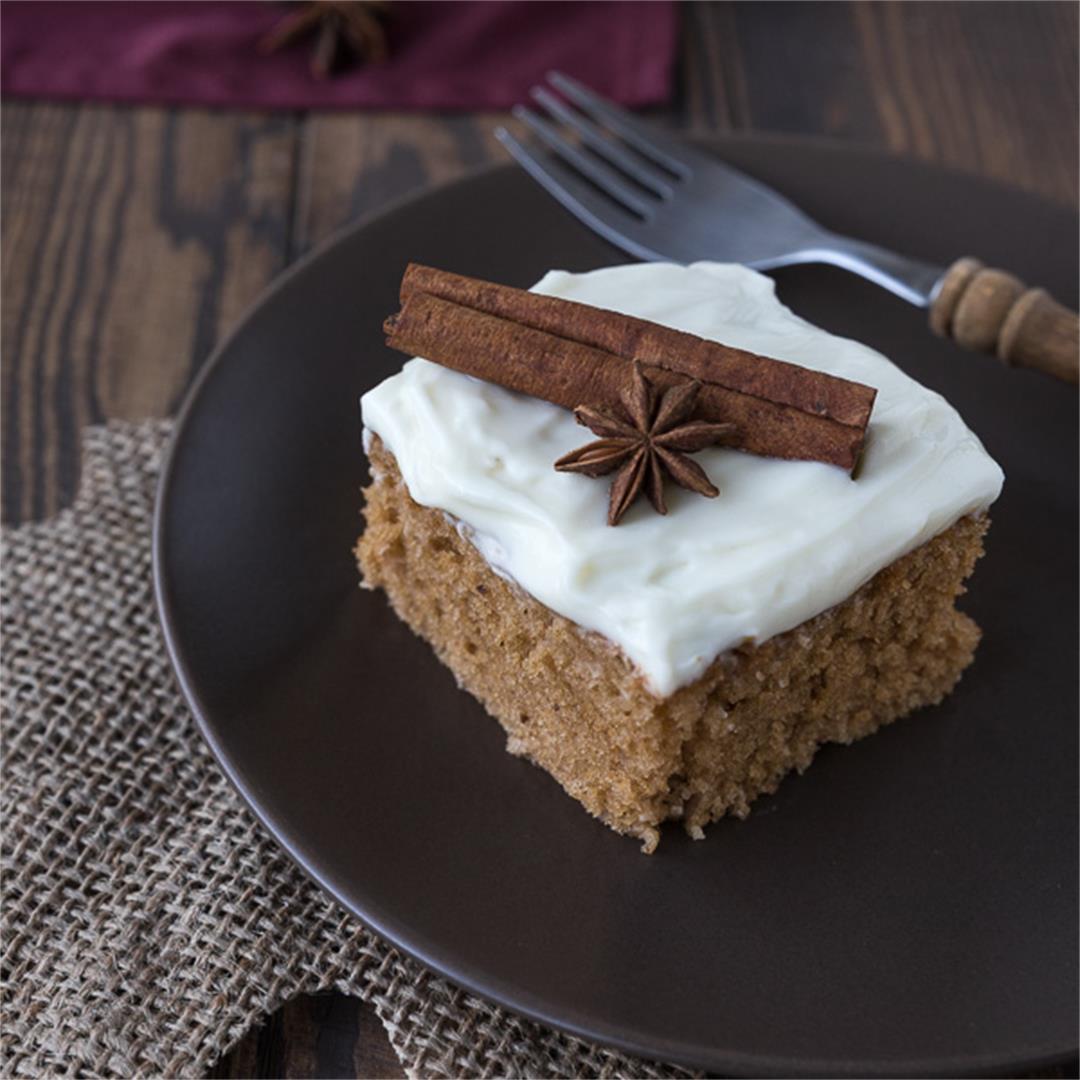 Spice Cake with Cream Cheese Frosting