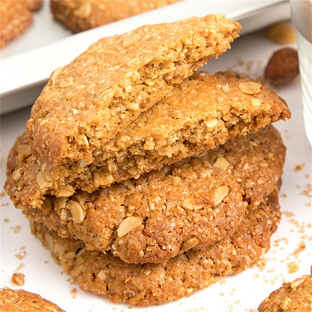 Chewy Peanut Butter Oatmeal Cookies