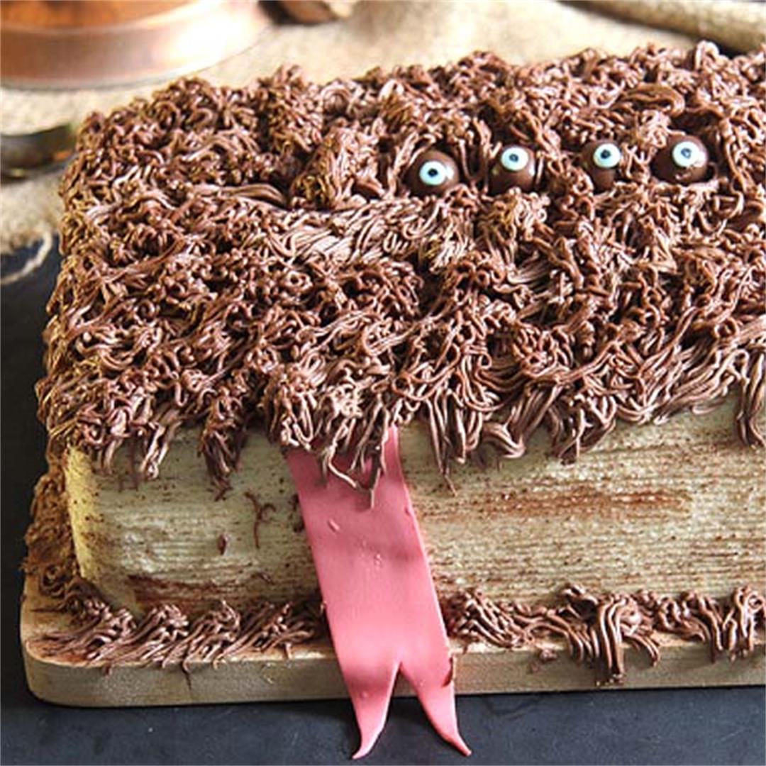 Hagrid's Book of Monsters Cake – Harry Potter Recipe
