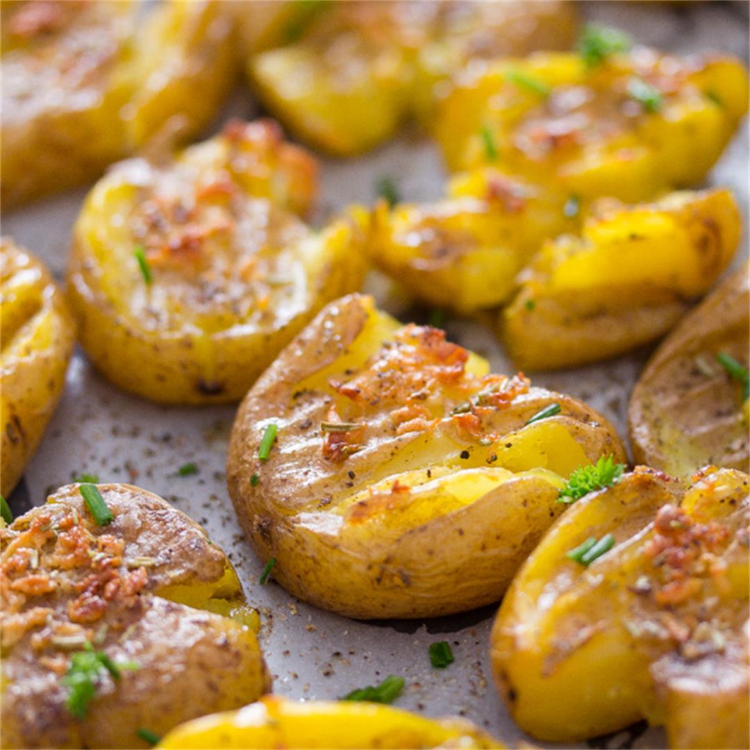 How to Make Garlic Smashed Potatoes – Potato Side Dishes