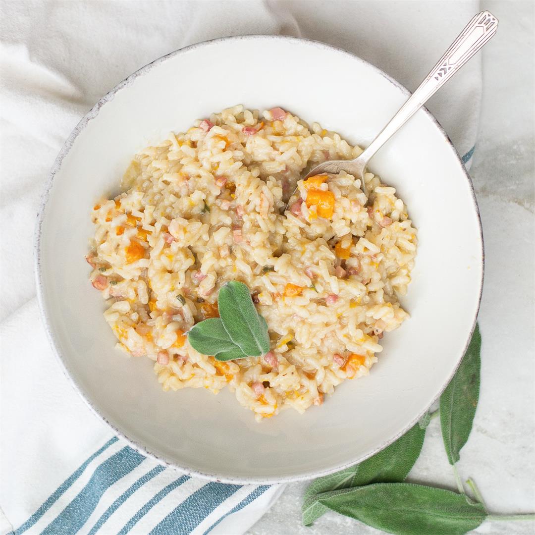 Risotto with Butternut Squash and Pancetta