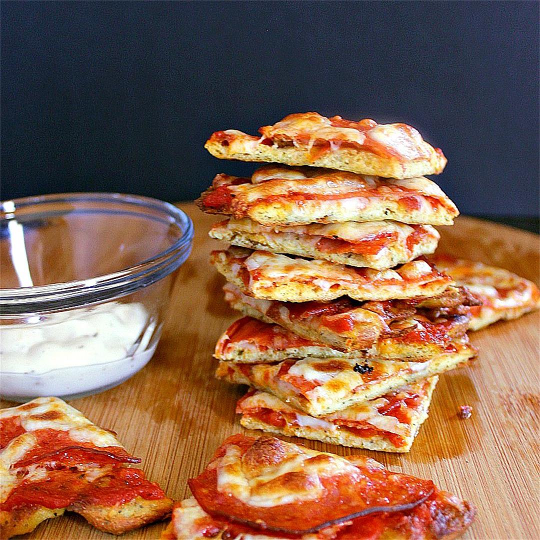 Low Carb Pepperoni Pizza Bites
