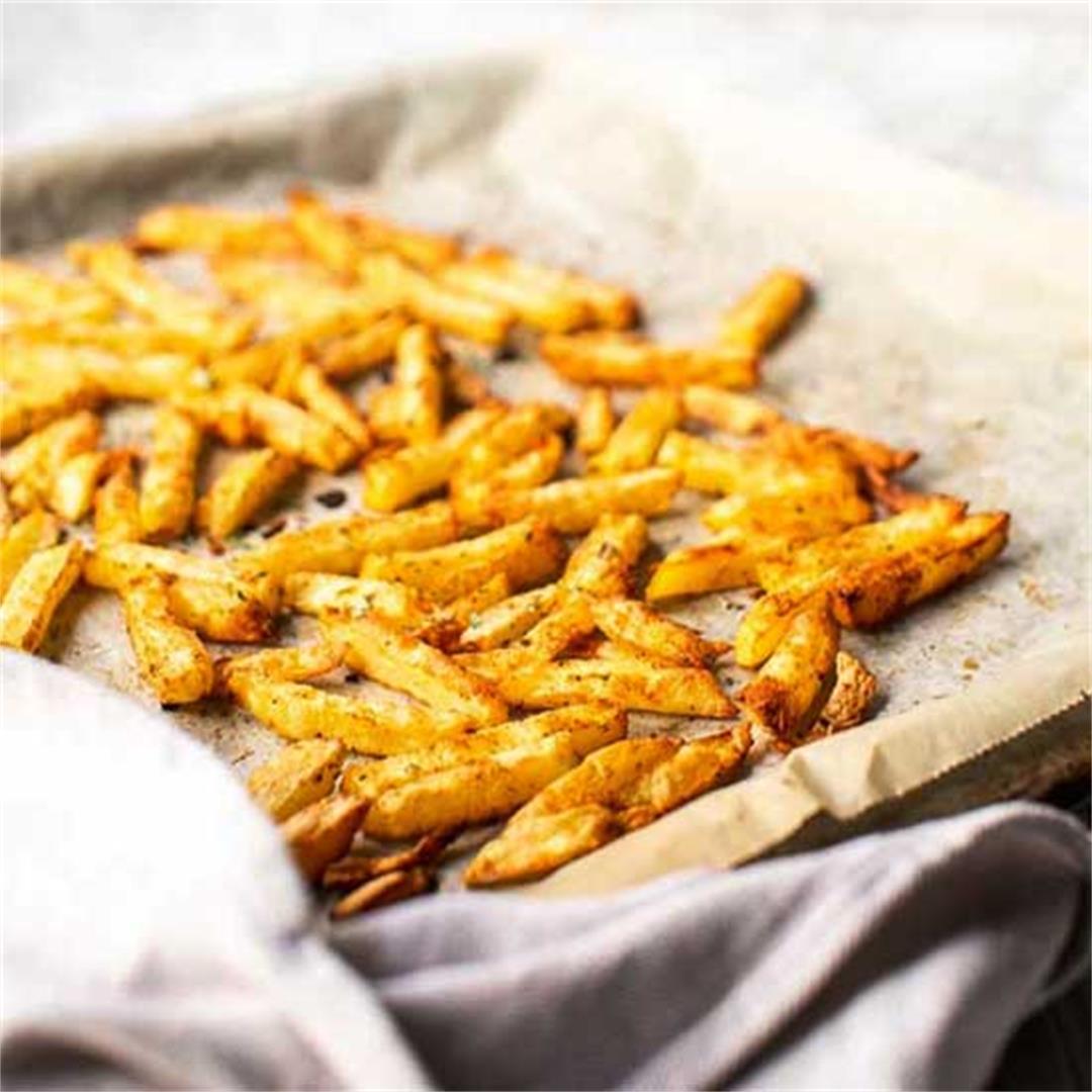 Easy oven baked Mexican style fries