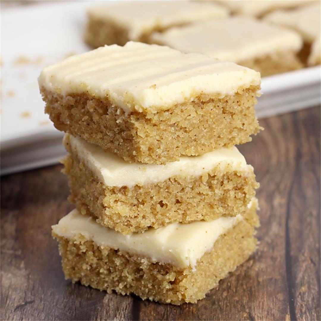 Applesauce Spice Bars with Browned Butter Frosting