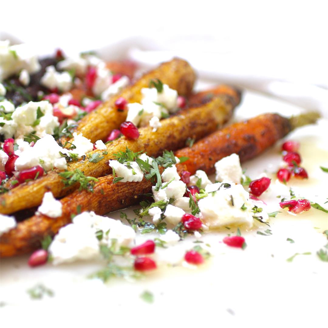 Roasted Carrots with Feta