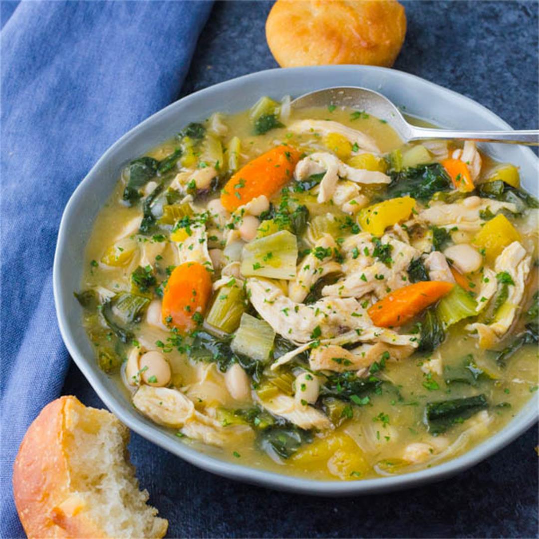 Easy Chicken Stew with Fall Vegetables
