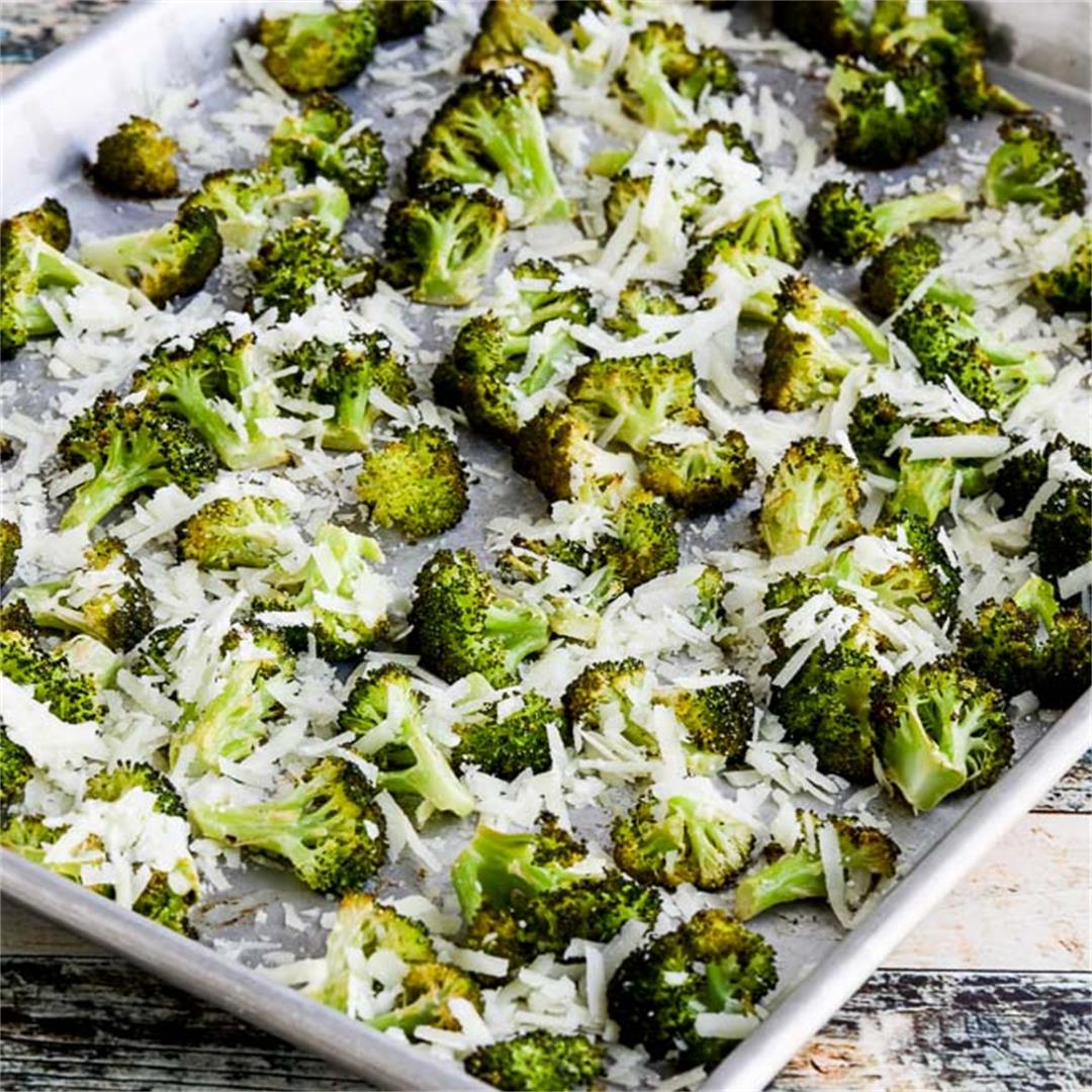 Roasted Broccoli with Lemon and Pecorino-Romano Cheese