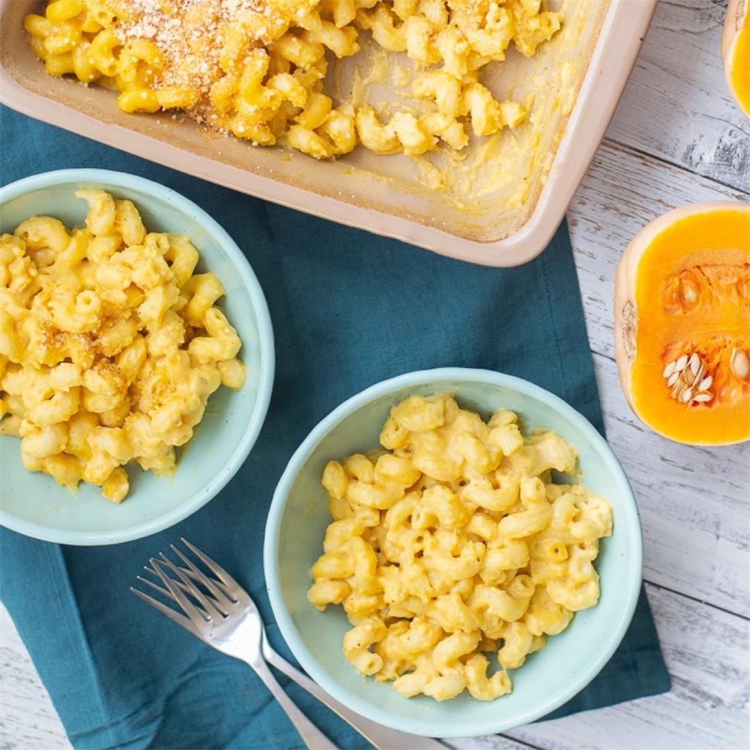 Butternut Squash Baked Mac and Cheese
