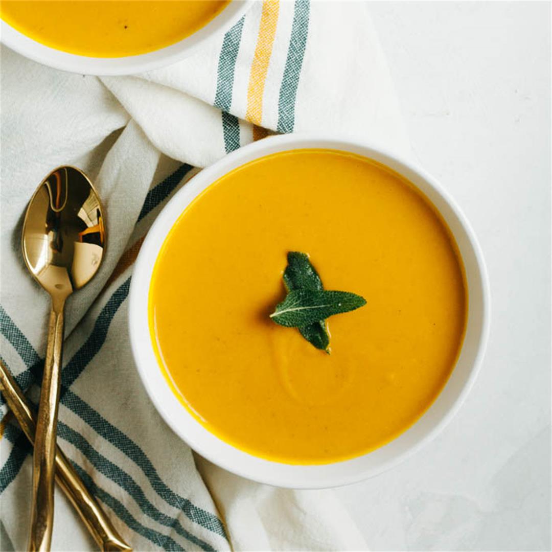 Creamy Pumpkin Sage Soup