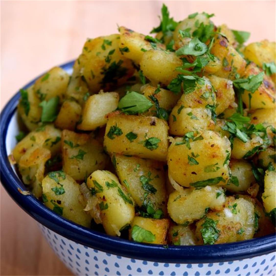 French Sautéed Potatoes with Parsley, Shallots & Garlic