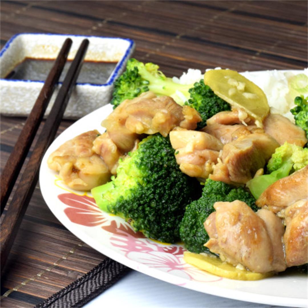 Chicken and broccoli stir-fry