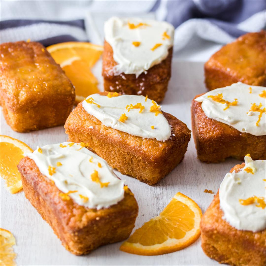 Mini Flourless Ginger Orange Cake Recipe